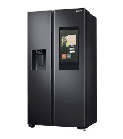 Samsung RS64T5F04B4/SS, Family Hub™ Side-by-side Refrigerator, 595L, 2 Ticks