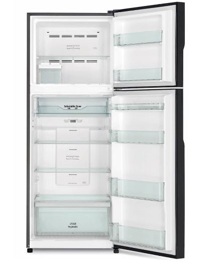 Hitachi RVGX480PMS9 - GBK / XRZ / XGR 2-Door Deluxe Glass Inverter Refrigerator