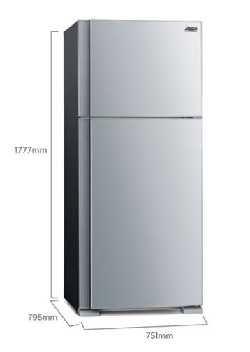 Mitsubishi Electric MR-F62EG-ST-P 560L 2-door Fridge(3 TICKS)