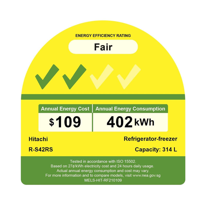 Hitachi R-S42RS - SN 319L 5 Door Multi Fridge (2ticks)