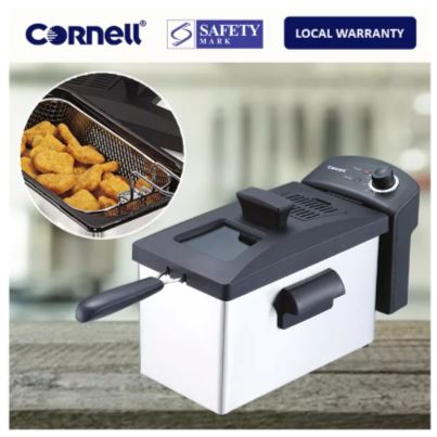 Cornell Electric Deep Fryer with Basket 3.5L CDFS3503