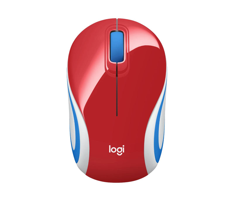 LOGITECH M187 PORTABLE WIRELESS MOUSE BRIGHT RED | Lion City Company.