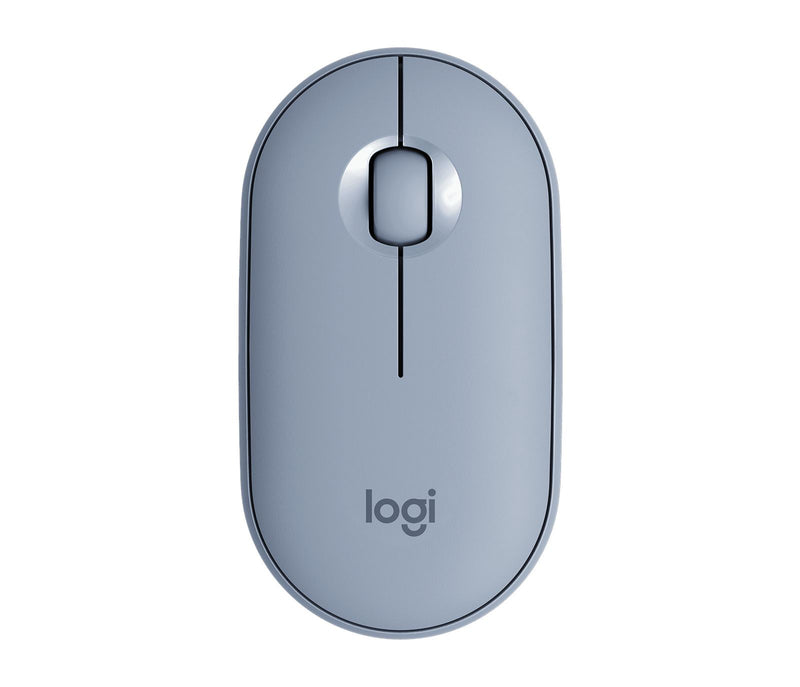 LOGITECH M350 PEBBLE BLUETOOTH MOUSE BLUE-GREY | Lion City Company.