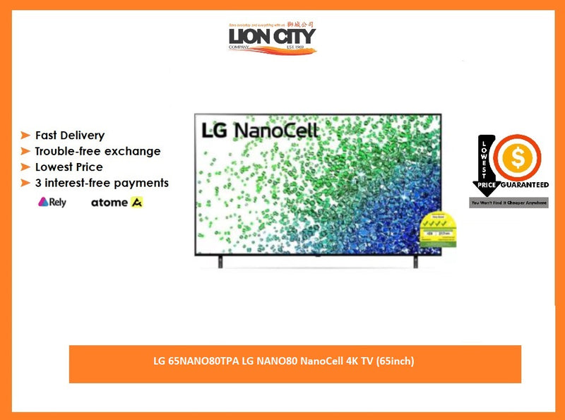 LG 65NANO80TPA LG NANO80 NanoCell 4K TV (65inch)