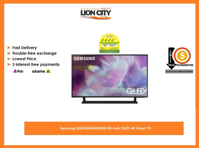 Samsung QA65Q60AAKXXSS 65-inch QLED 4K Smart TV