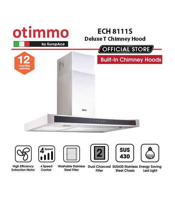 Europace ECH8111S Deluxe T Chimney Hood | Lion City Company.
