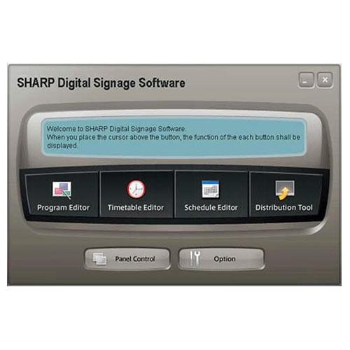Sharp Digital Signage Software (SDSS) PNSS01 | Lion City Company.