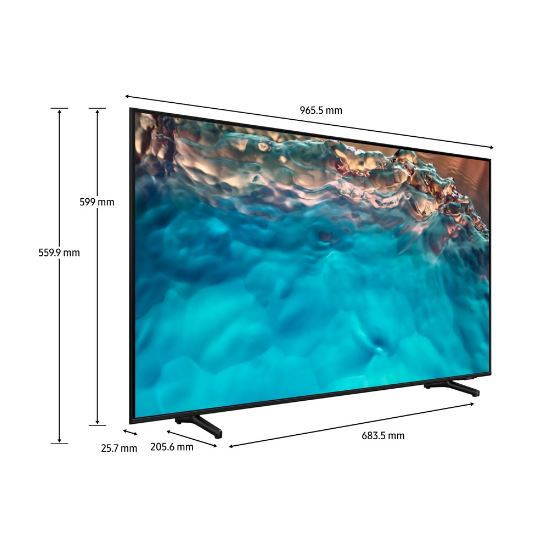 Samsung BU8000 UA43BU8000KXXS 43-Inch Crystal UHD 4K Smart TV (2022)