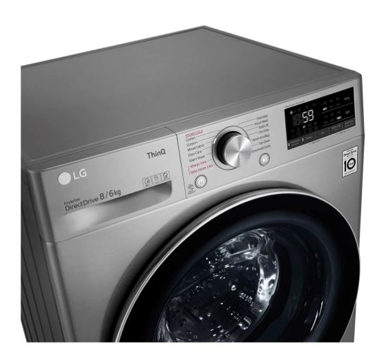 LG FV1408H4V AI DD™ Front Load Combo Washer Dryer (8/6kg)