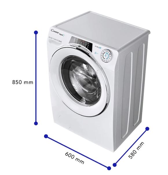 Candy RO1486DWMCE/1-S 8KG Inverter Rapido Front Load Washer