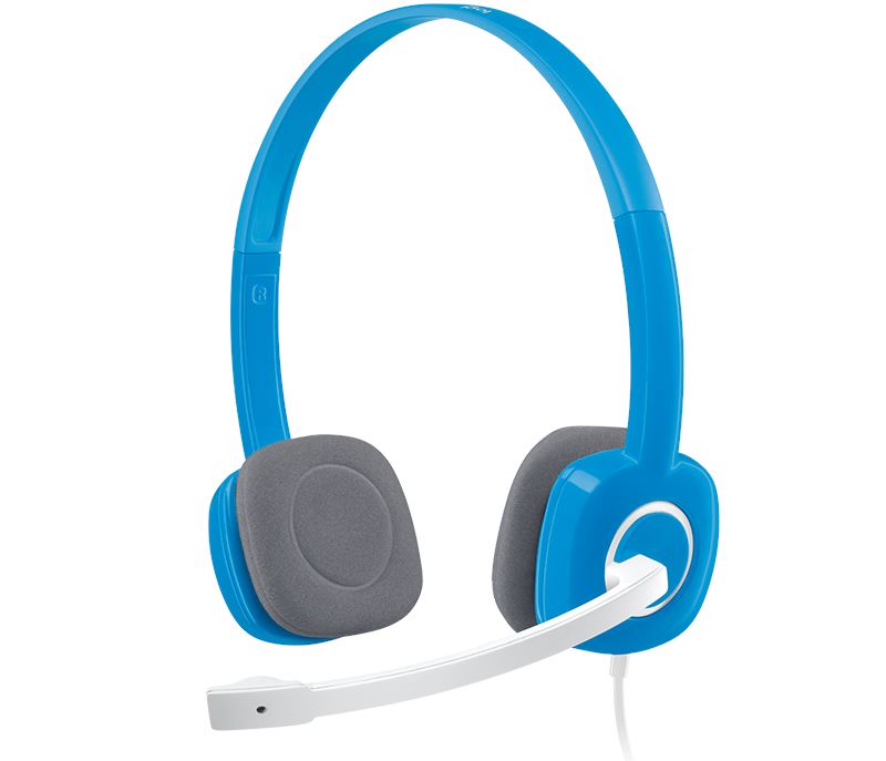 LOGITECH H150 STEREO HEADSET SKY BLUE | Lion City Company.
