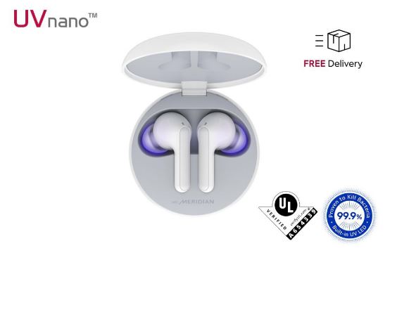 LG TONE FREE FN6 Wireless Earbuds (White) | Lion City Company.
