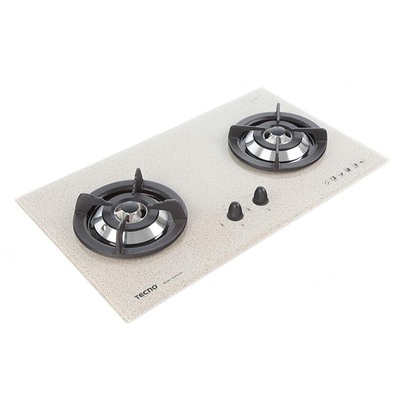 Tecno 70cm Tempered Glass Built-in Gas Hob with Variable Valve System T 22TG | Lion City Company.