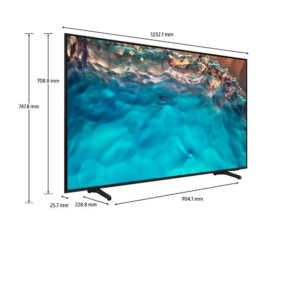 Samsung 55" UA55BU8000KXXS BU8000 Crystal UHD 4K Smart TV (2022) 3 ticks