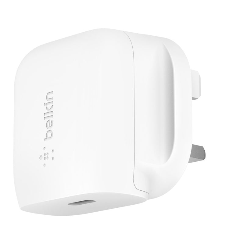 Belkin WCA003myWH BOOST↑CHARGE™ 20W USB-C PD Wall Charger | Lion City Company.