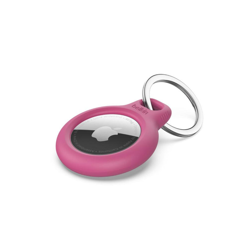 Belkin F8W973btPNK Secure Holder with Key Ring for AirTag | Lion City Company.