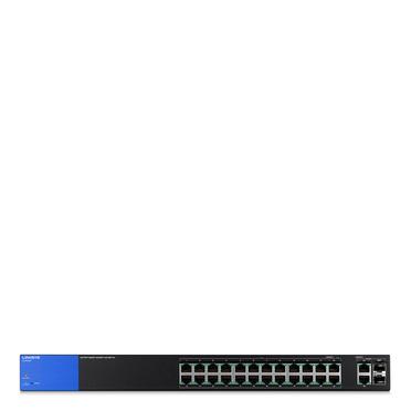 Linksys LGS326P-AP 24-Port Gigabit PoE+ (192W) Smart Managed Switch | Lion City Company.
